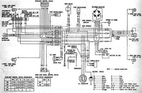 wiring diagram  motorcycle wiring diagram