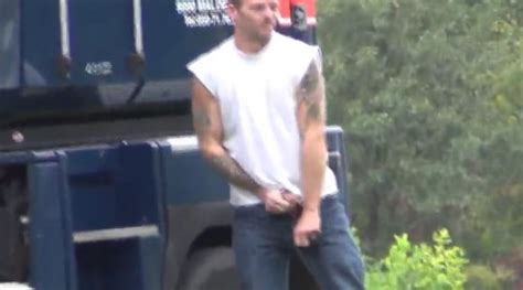 video spying on truckers peeing a naked guy