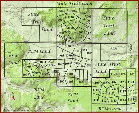 topo map  woodland valley ranch  arizona