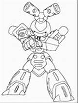 Medabots Coloring Metabee Pages sketch template