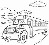 Pages Coloring Driver Bus Getcolorings sketch template
