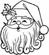 Coloring Christmas Decoration Pages Santa Claus Hat Put His sketch template
