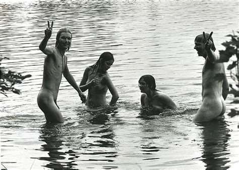 woodstock festival communcal bathing photograph by jason laure