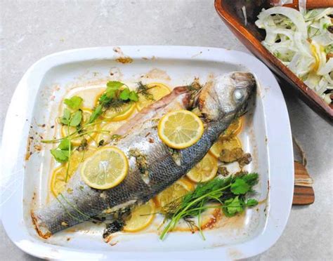 Whole Roasted Sea Bass Recipe Cuisine Fiend