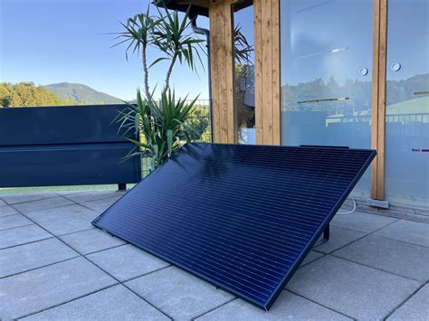 watt photovoltaik modul akcome full black balkonkraftwerk solar