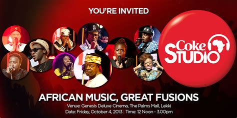 youre invited   coke studio africa premiere  lagos friday  october  bellanaija