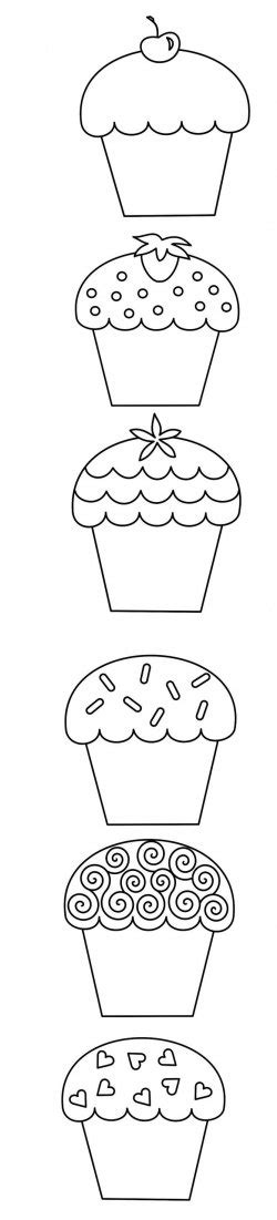 cupcake coloring pages cute cupcakes httpwwwsquidoocom cupcake
