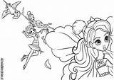 Coloring Thumbelina Pages Popular sketch template