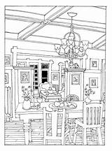 Colorir Hampshire Doorway sketch template