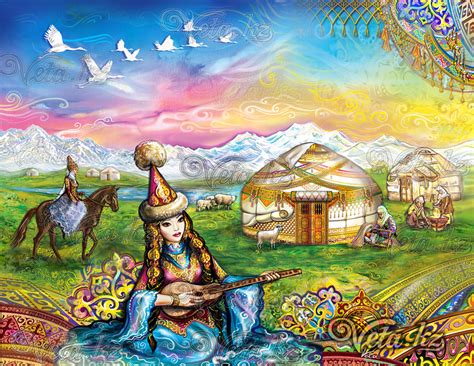 kazakh land culture inspire graphic designer the astana times