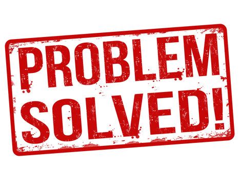 problem solved images browse  stock  vectors
