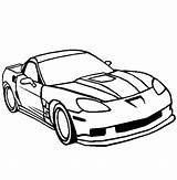 Corvette Coloring Pages Cars Zr1 Z06 Getdrawings Printable Getcolorings Choose Board Color sketch template