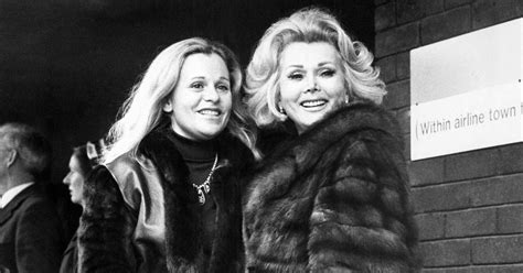 zsa zsa gabor s lavish life ms gabor and her daughter francesca