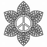 Peace Coloring Pages Sign Printable Adults Mandala Signs Hippie Color Adult Sheets Esl Learningenglish Getcolorings Print Symbol Choose Board Although sketch template