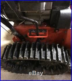snow blower yard machines  mtd steerable track hp  electric start  stage snow blowers