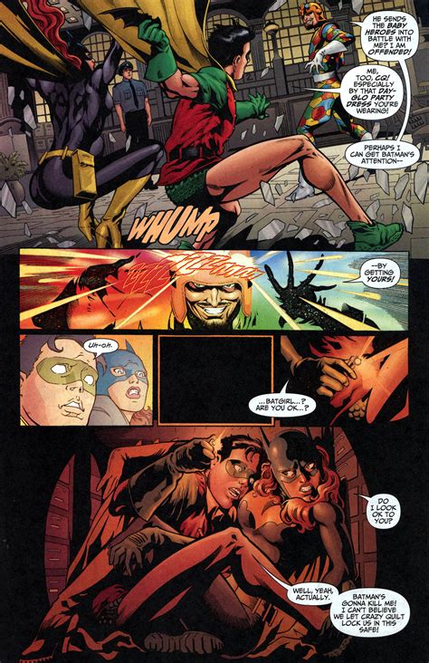 Robin And Batgirl Vs Crazy Quilt Comicnewbies