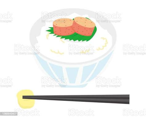vector illustration of mentaiko japanese traditional food stock