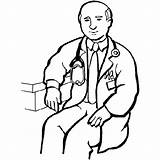 Doctor Coloring Pages Color sketch template