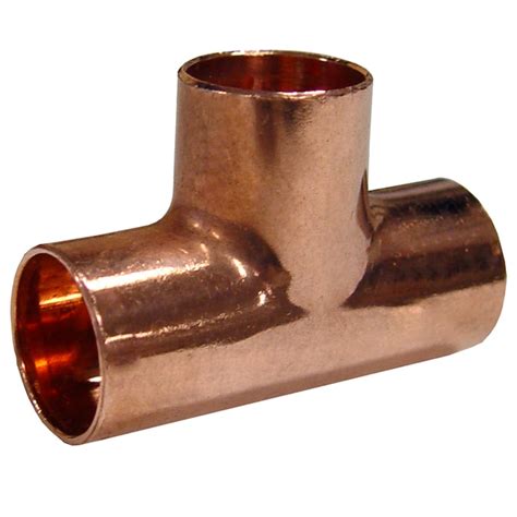 1 1 4 In X 1 In Copper Tee Fittings In The Copper Fittings Department