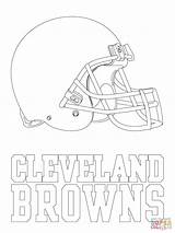 Browns Cleveland Coloring Logo Pages Football Printable Drawing Nfl Color Sport Sports Helmet Indians 49ers Info Supercoloring Getdrawings Print Adults sketch template