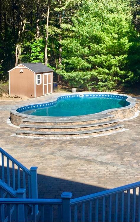 pin  jc  pool pool patio designs backyard pool