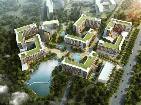 hui tong road south university campus living zone landscape master plan design competition