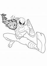 Iron Fist Spider Coloring Ultimate Pages Marvel Spiderman Man Printable Print Book Superhero Info Kids Color Coloriage Fun Easy Votes sketch template