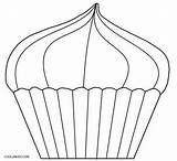 Coloring Cupcake Pages Printable Kids Cool2bkids sketch template