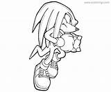 Knuckles Coloring Drawing Running Echidna Pages Draw Printable Xcolorings Getdrawings Drawings 500px 32k 600px Resolution Info Type  Size Jpeg sketch template