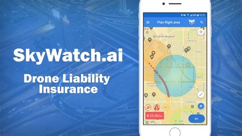 instant drone liability insurance   tap   app skywatchai youtube