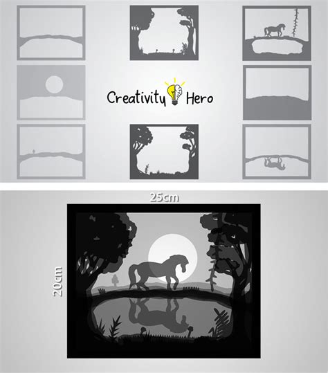 printable paper cutting  papercut light box template discover