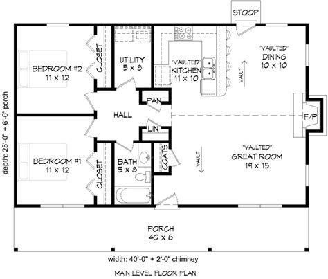 house plan   cabin plan  square feet  bedrooms  bathroom small house floor
