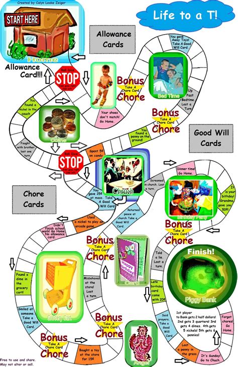 printable board games  kids yahoo image search results