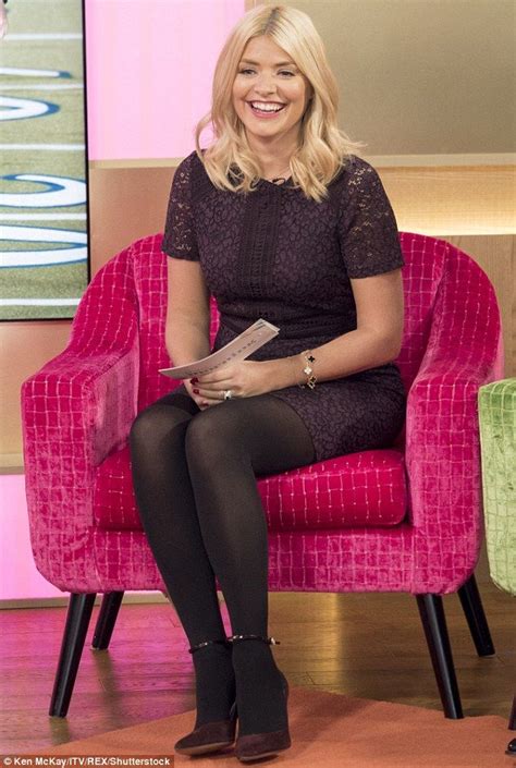 Pantyhose Outfits Black Pantyhose Nylons Holly Willoughby Style