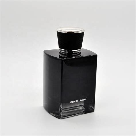 luxury black men personalized perfume glass bottle ml high quality