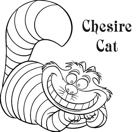 alice  wonderland cheshire cat drawing  getdrawings