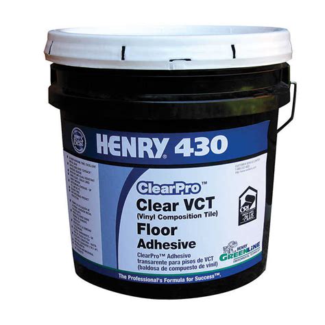 henry  clearpro clear vct floor tile adhesive  gal ace hardware