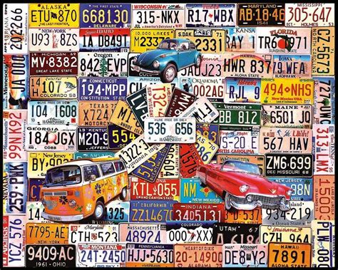license plates prestigious puzzles