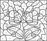 Color Coloring Pages Code Christmas Getcolorings Number Sheets sketch template