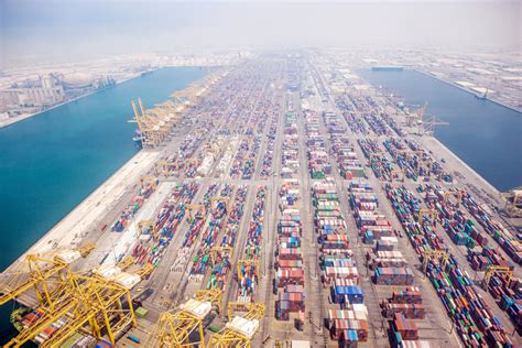 dp world adopts  container monitoring system  jebel ali port port technology international