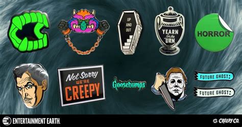 these creepy co pop culture enamel pins are to die for