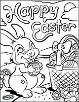 Easter Pages Coloring Happy Themed Colouring Printable Getcolorings Color Getdrawings sketch template