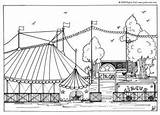 Circus Coloring sketch template