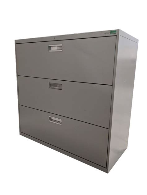 gray hon  drawer lateral filing cabinet   wide
