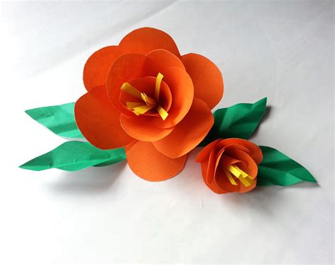 diy easy paper flower     flowers rosettes papercraft