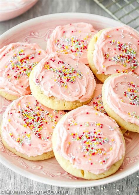 easy eggless soft sugar cookies mommys home cooking