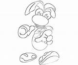Rayman Coloring Pages Legends Xbox Controller Getcolorings Printable Getdrawings Popular Coloringhome Raving Colouring Rabbids Related sketch template