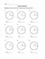 Circle Worksheets Worksheet Circumference K5 Radius Algunproblemita sketch template