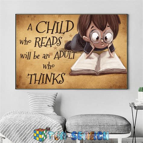 child  reads    dult  thinks poster  poster