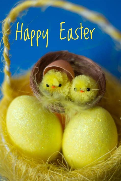 postcard happy easter congratulations on a religious holiday stock